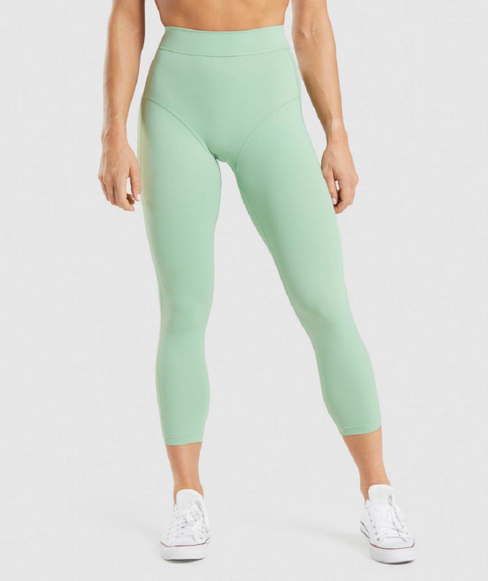 Leggins Gymshark Kk Fit 7/8 Mujer Verde | CO 2938BEX